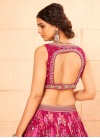 Flattering Faux Georgette Cut Dana Designer Lehenga Choli - 1